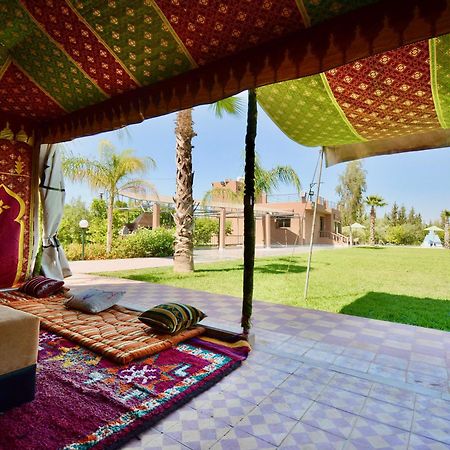 Ferme De Vacances Avec Une Grande Villa A Marrakech مراكش المظهر الخارجي الصورة