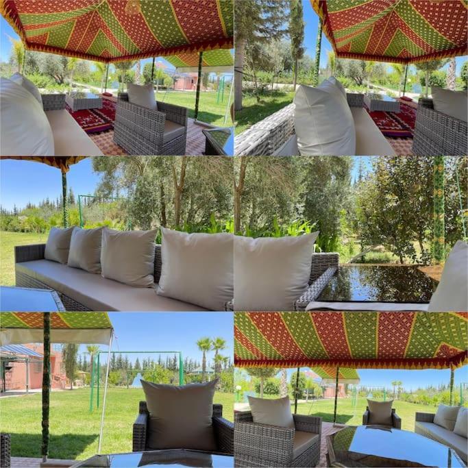 Ferme De Vacances Avec Une Grande Villa A Marrakech مراكش المظهر الخارجي الصورة