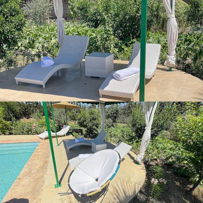 Ferme De Vacances Avec Une Grande Villa A Marrakech مراكش المظهر الخارجي الصورة