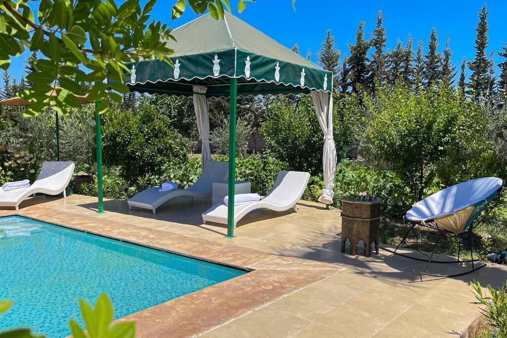 Ferme De Vacances Avec Une Grande Villa A Marrakech مراكش المظهر الخارجي الصورة