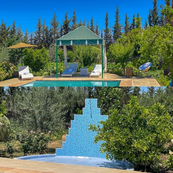 Ferme De Vacances Avec Une Grande Villa A Marrakech مراكش المظهر الخارجي الصورة