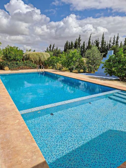 Ferme De Vacances Avec Une Grande Villa A Marrakech مراكش المظهر الخارجي الصورة