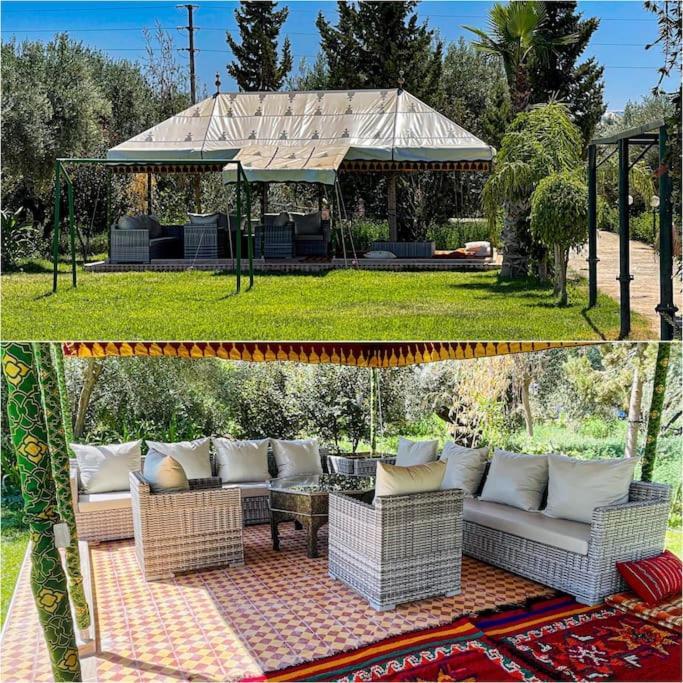 Ferme De Vacances Avec Une Grande Villa A Marrakech مراكش المظهر الخارجي الصورة