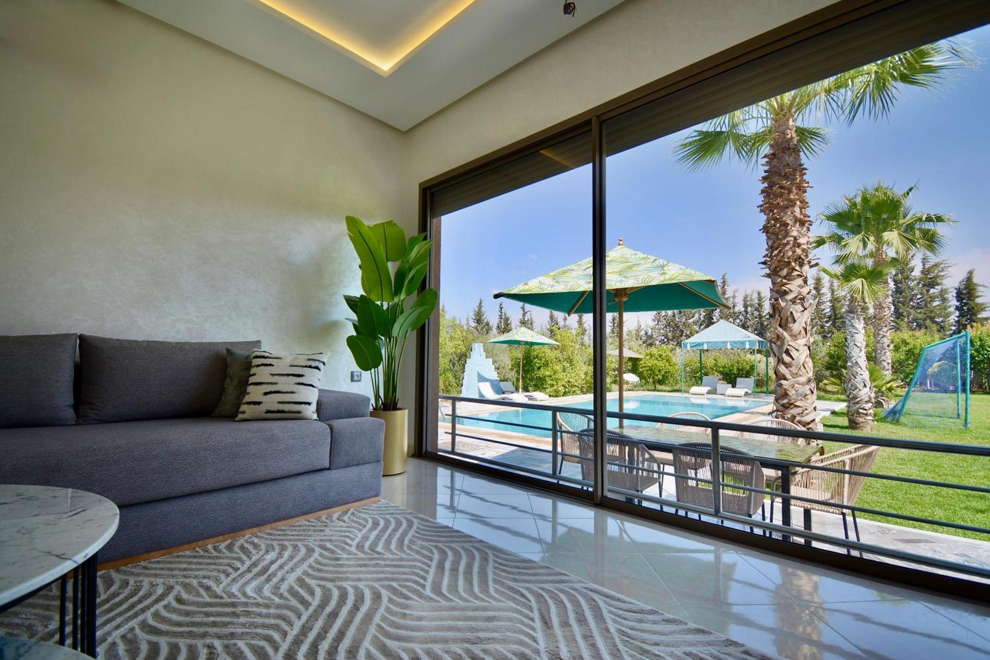 Ferme De Vacances Avec Une Grande Villa A Marrakech مراكش المظهر الخارجي الصورة