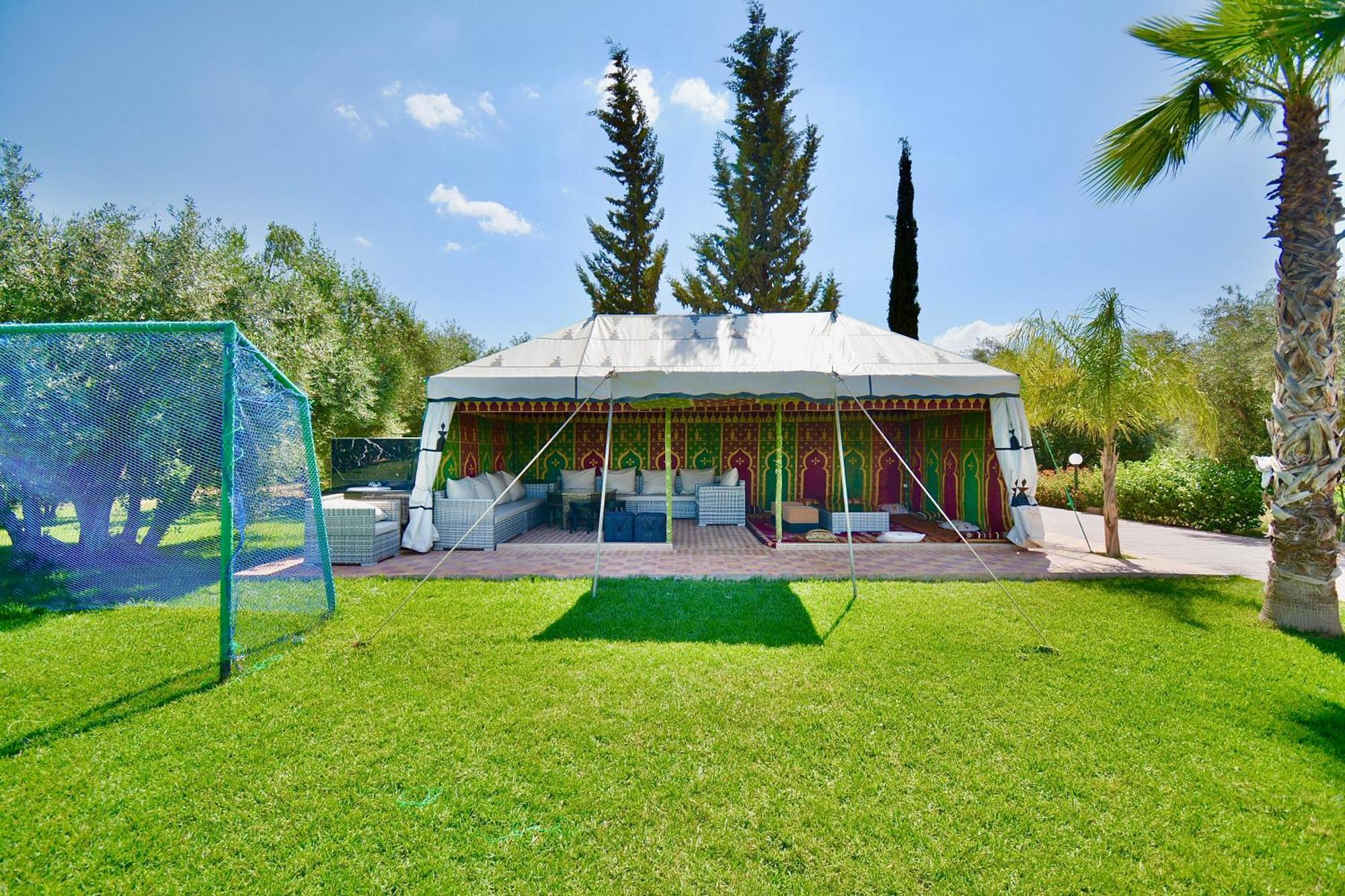 Ferme De Vacances Avec Une Grande Villa A Marrakech مراكش المظهر الخارجي الصورة