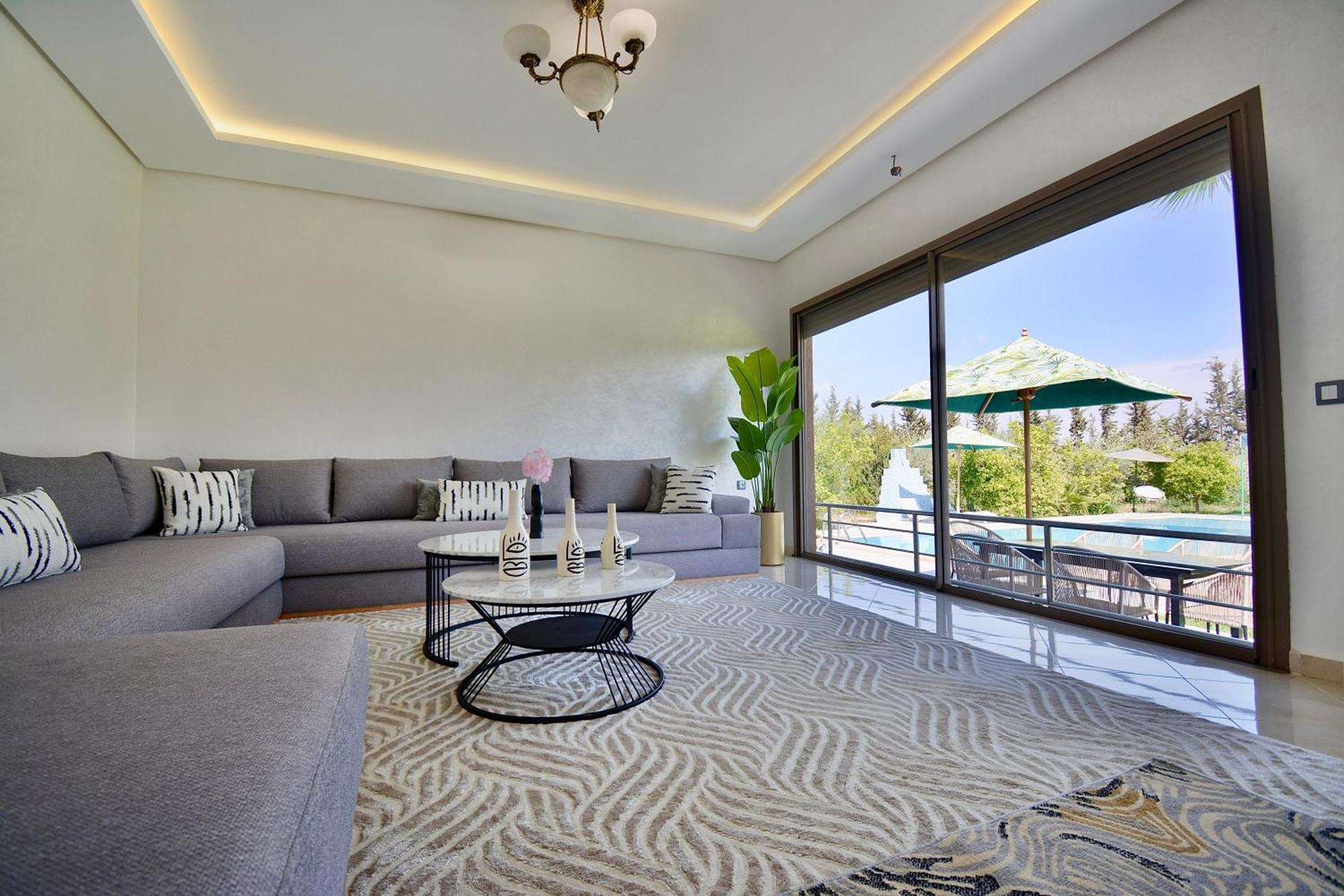Ferme De Vacances Avec Une Grande Villa A Marrakech مراكش المظهر الخارجي الصورة