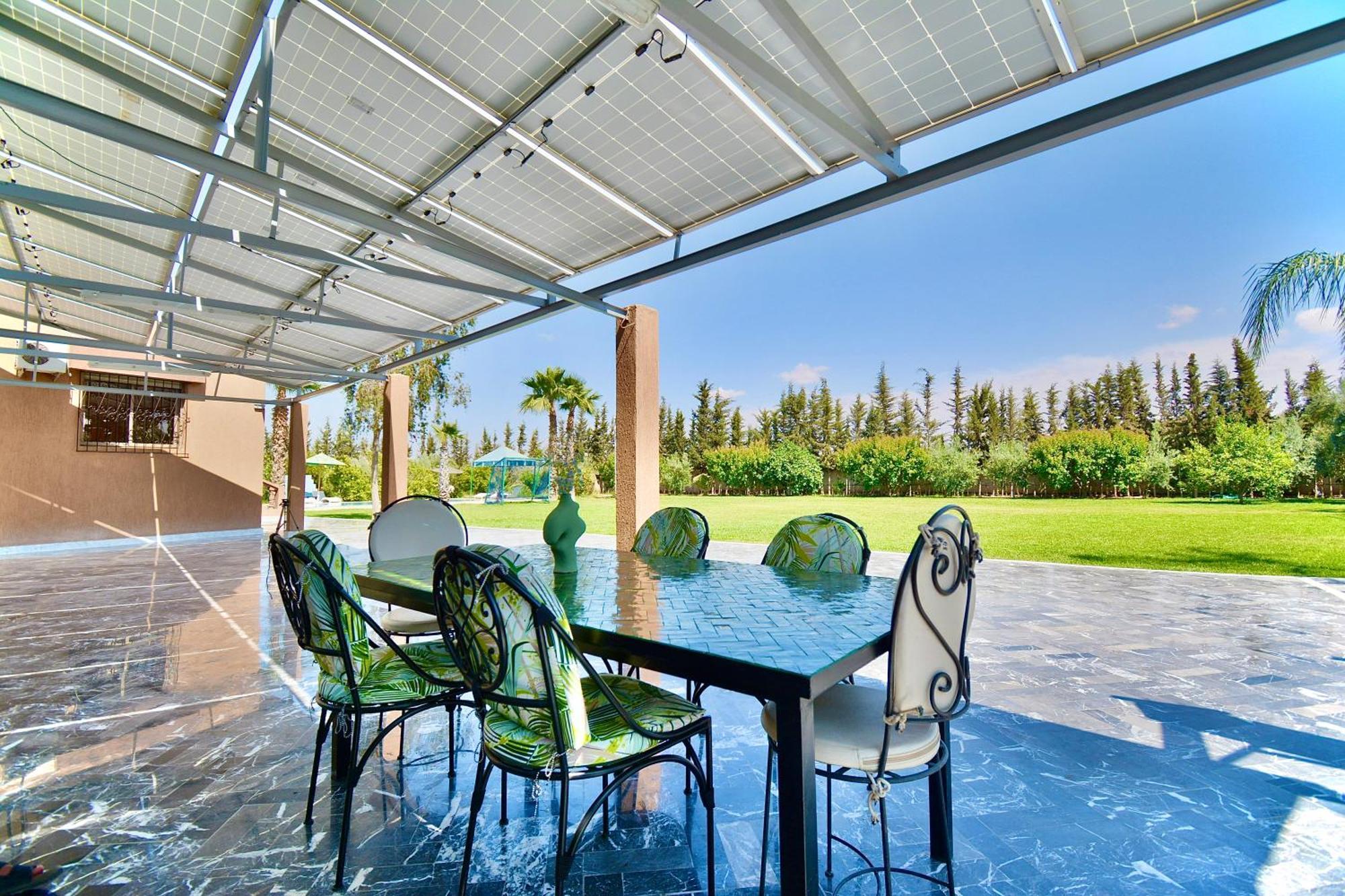 Ferme De Vacances Avec Une Grande Villa A Marrakech مراكش المظهر الخارجي الصورة