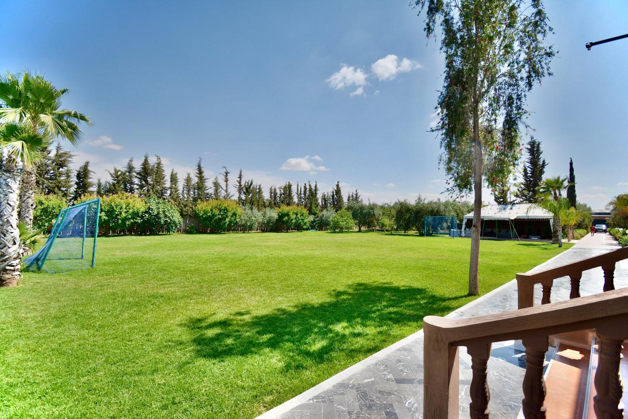 Ferme De Vacances Avec Une Grande Villa A Marrakech مراكش المظهر الخارجي الصورة