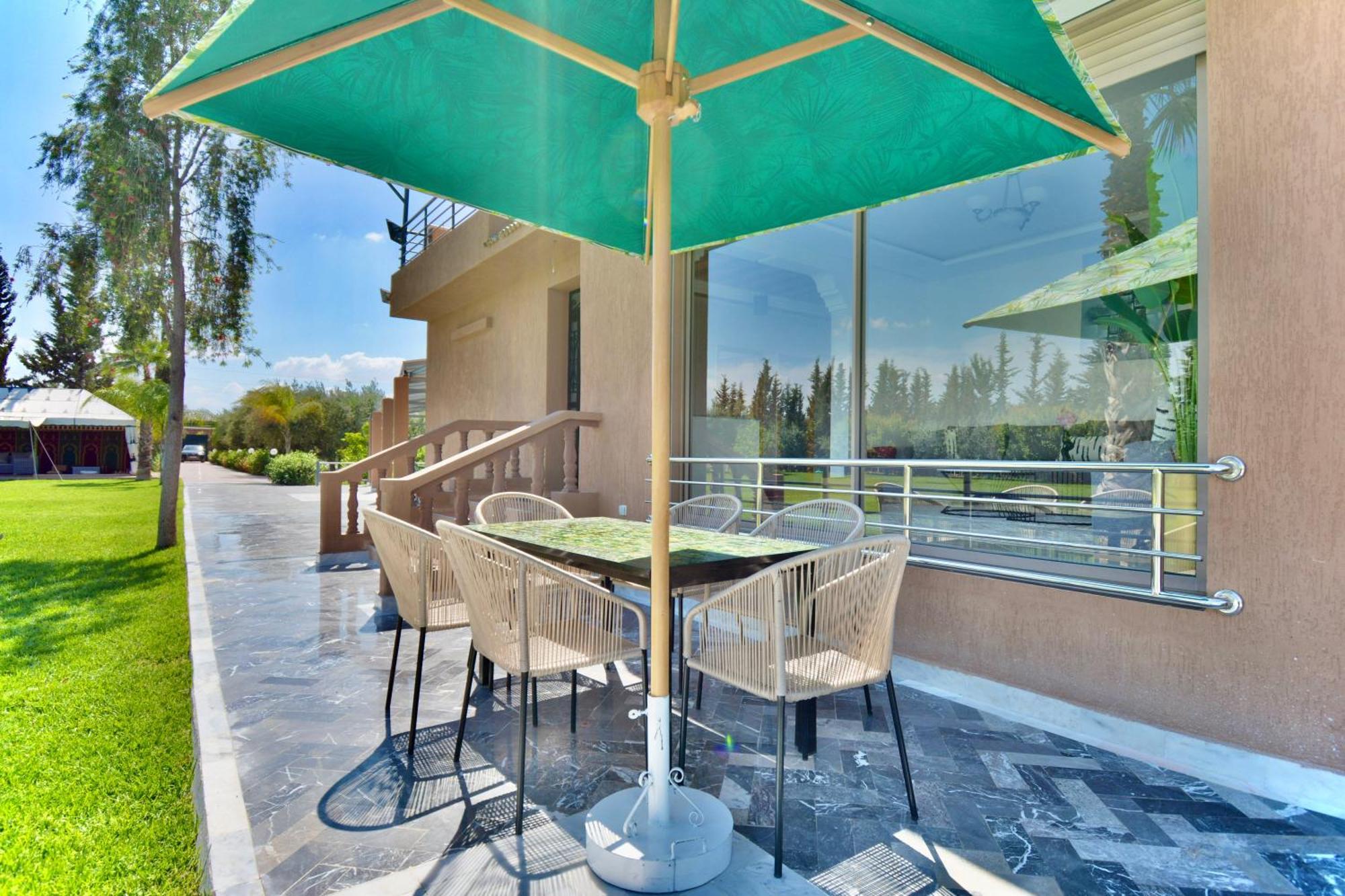 Ferme De Vacances Avec Une Grande Villa A Marrakech مراكش المظهر الخارجي الصورة