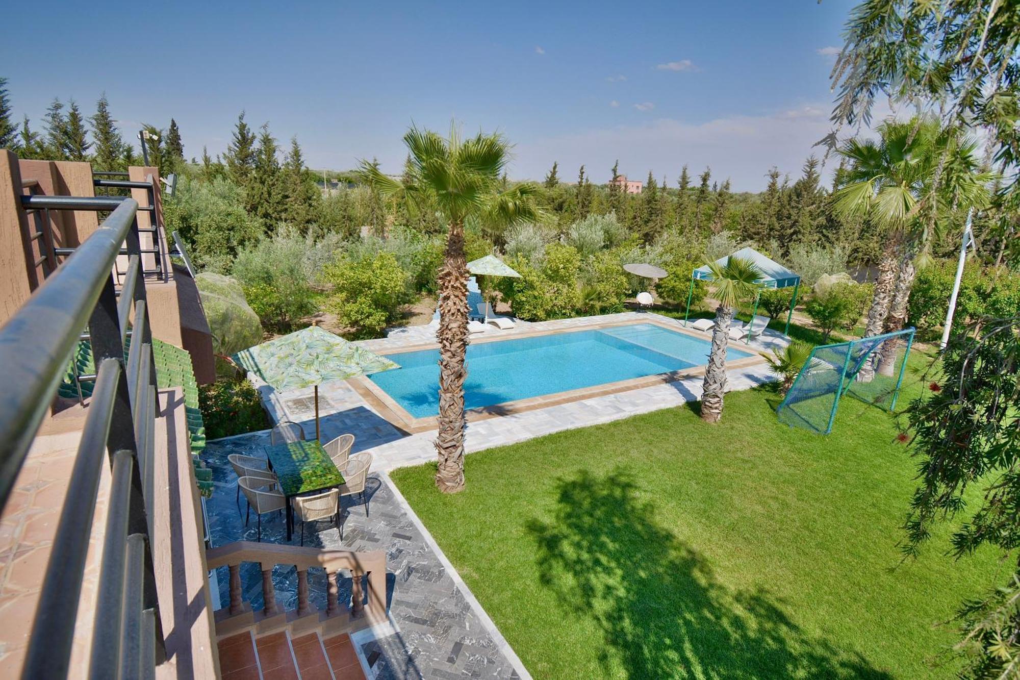 Ferme De Vacances Avec Une Grande Villa A Marrakech مراكش المظهر الخارجي الصورة