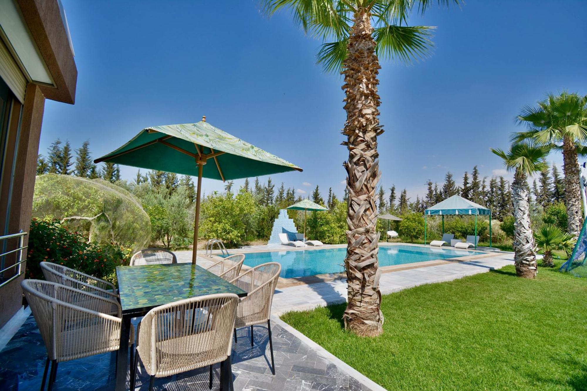 Ferme De Vacances Avec Une Grande Villa A Marrakech مراكش المظهر الخارجي الصورة
