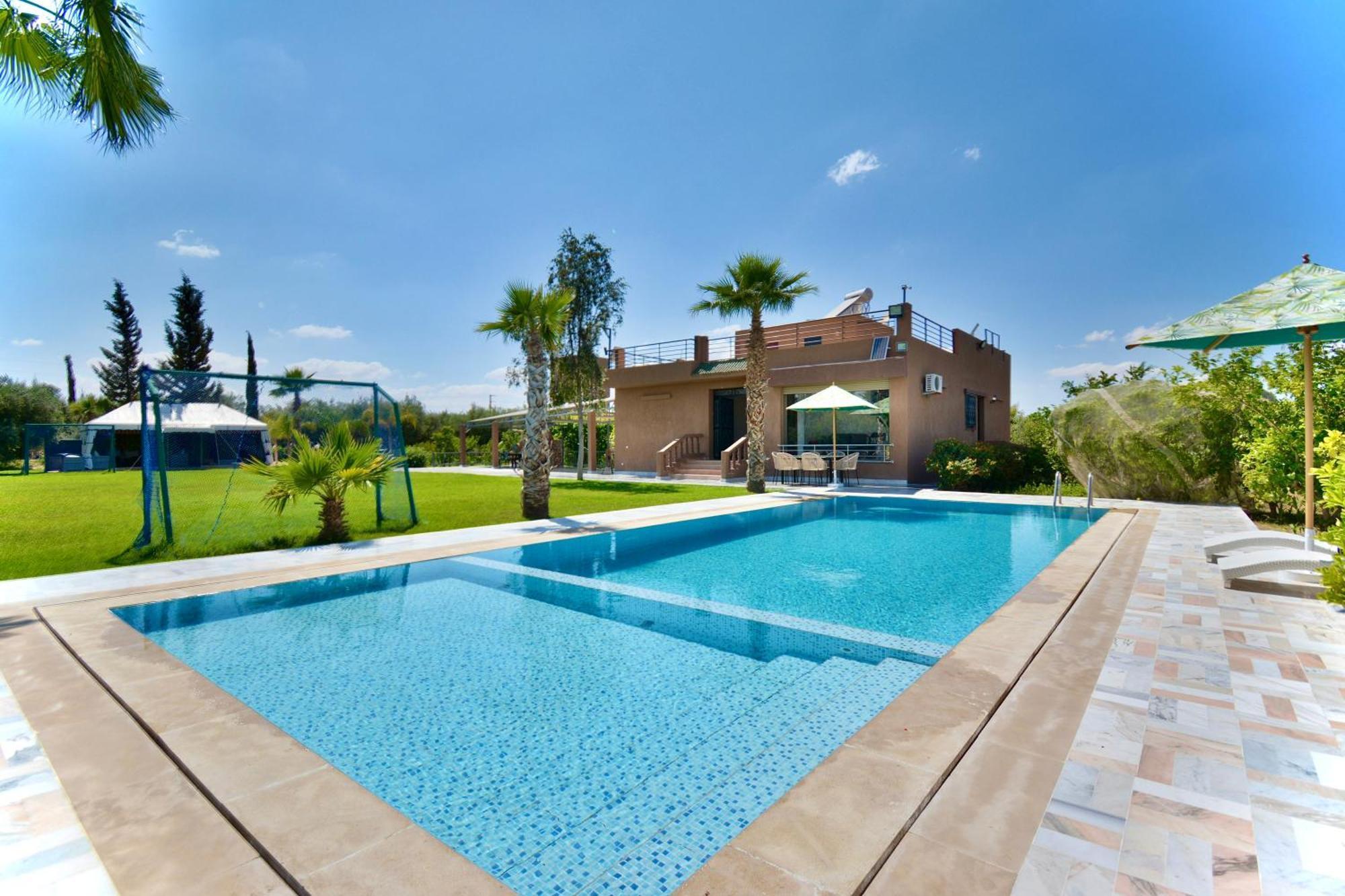 Ferme De Vacances Avec Une Grande Villa A Marrakech مراكش المظهر الخارجي الصورة