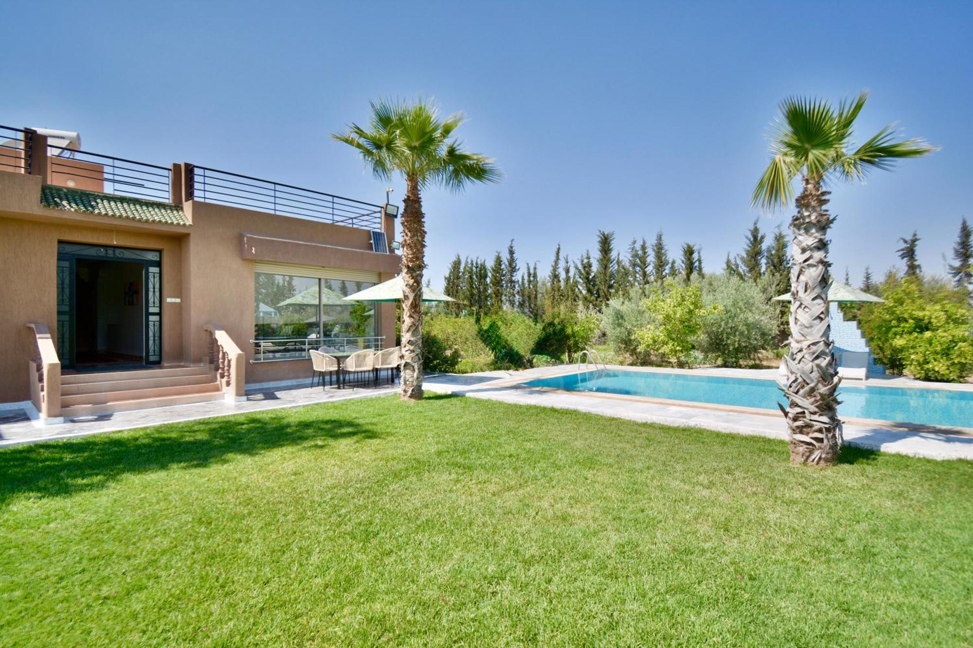 Ferme De Vacances Avec Une Grande Villa A Marrakech مراكش المظهر الخارجي الصورة